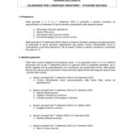 Calendario Venatorio Regionale